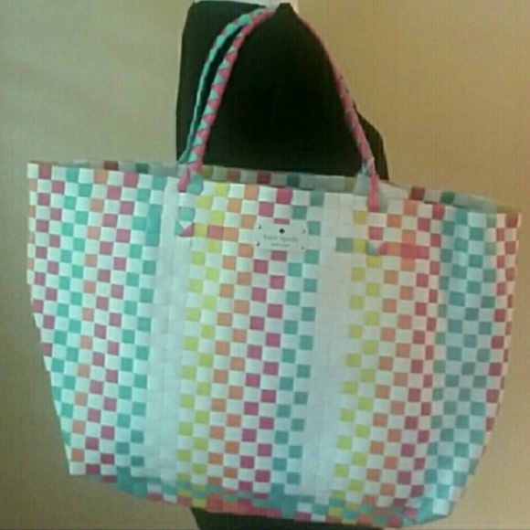 🆕️Kate Spade Limted Edition Woven Beach Bag - Picture 2 of 8